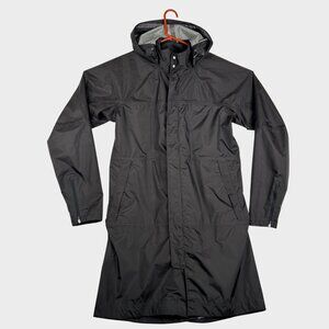 NAU Eco Circle Hooded Raincoat Womens M Long